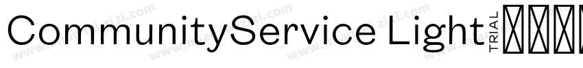 CommunityService Light字体转换